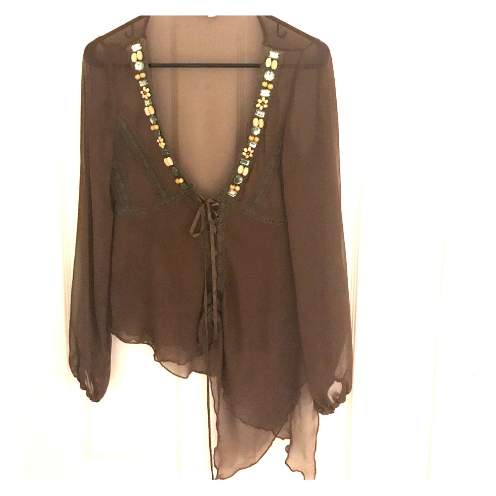 - Sheer Embellished Top ✨✨